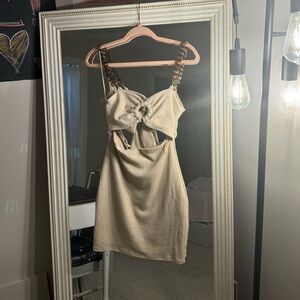 Cream/tan dress from Lena. Size small!